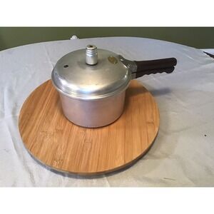 Vintage 4 Quart Presto Model 60 National Pressure Cooker Canner Made In USA